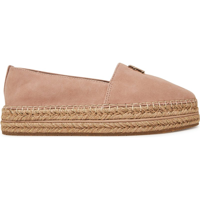Espadrilles Tommy Hilfiger Suede Platform Espadrille FW0FW08586 Beige
