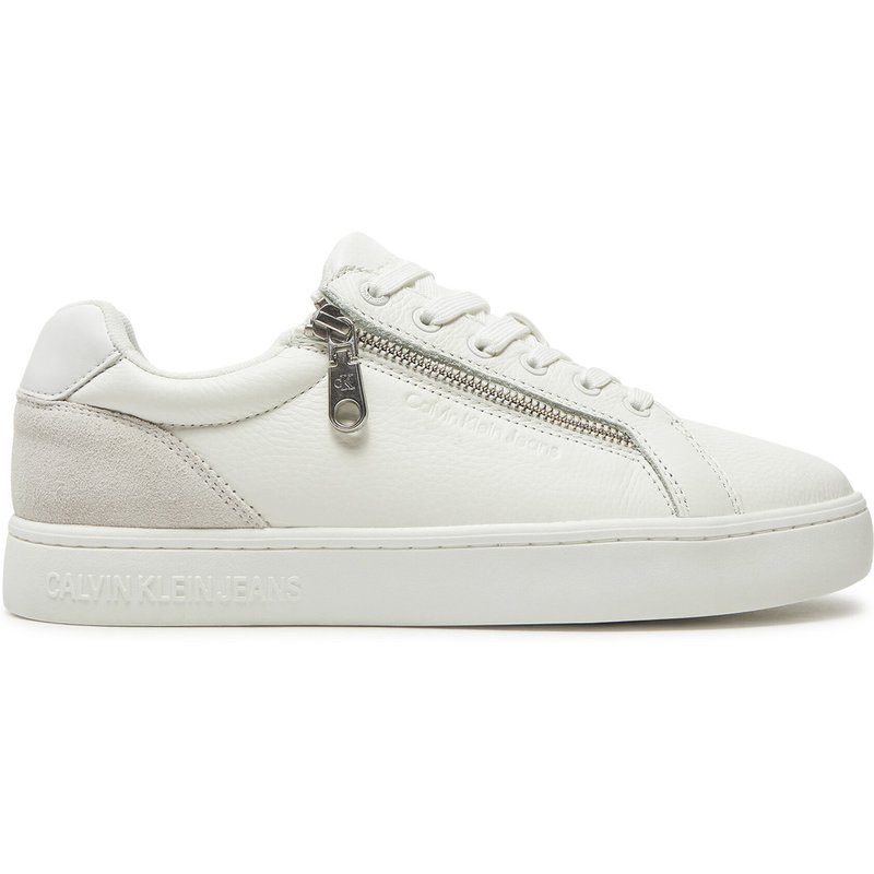 Sneakers Calvin Klein Jeans Classic Cupsole Zip Low In YM0YM01254 Weiß