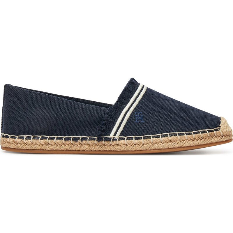 Espadrilles Tommy Hilfiger Fringe Canvas Closed Espadrille FW0FW08881 Dunkelblau