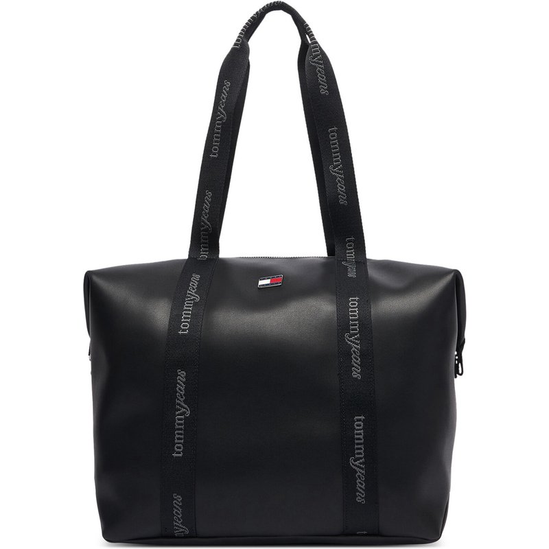 Handtasche Tommy Jeans Tjw Daily Elevated Tote AW0AW19046 Schwarz