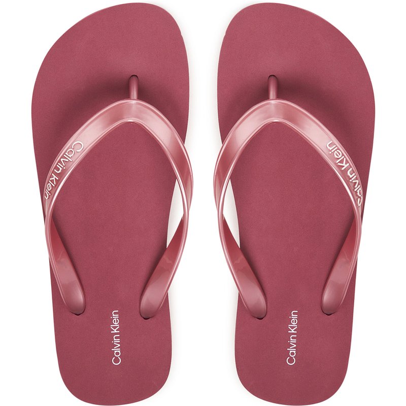 Zehentrenner Calvin Klein Flatform Flip Flop Met Tpu HW0HW03120 Rosa