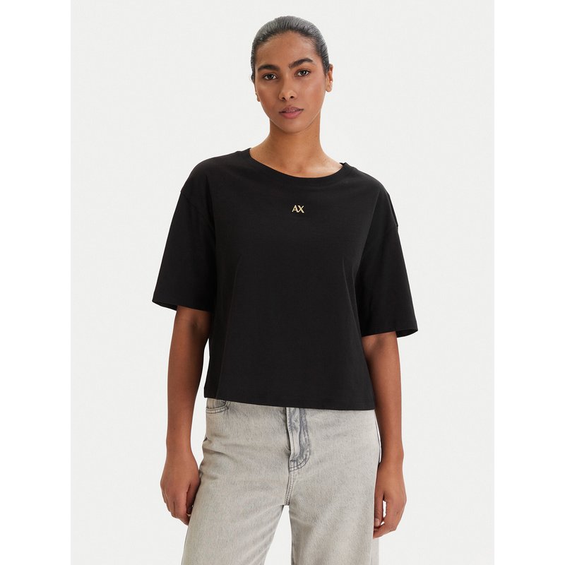 Armani Exchange T-Shirt XW001836 AF10356 UC001 Schwarz Regular Fit