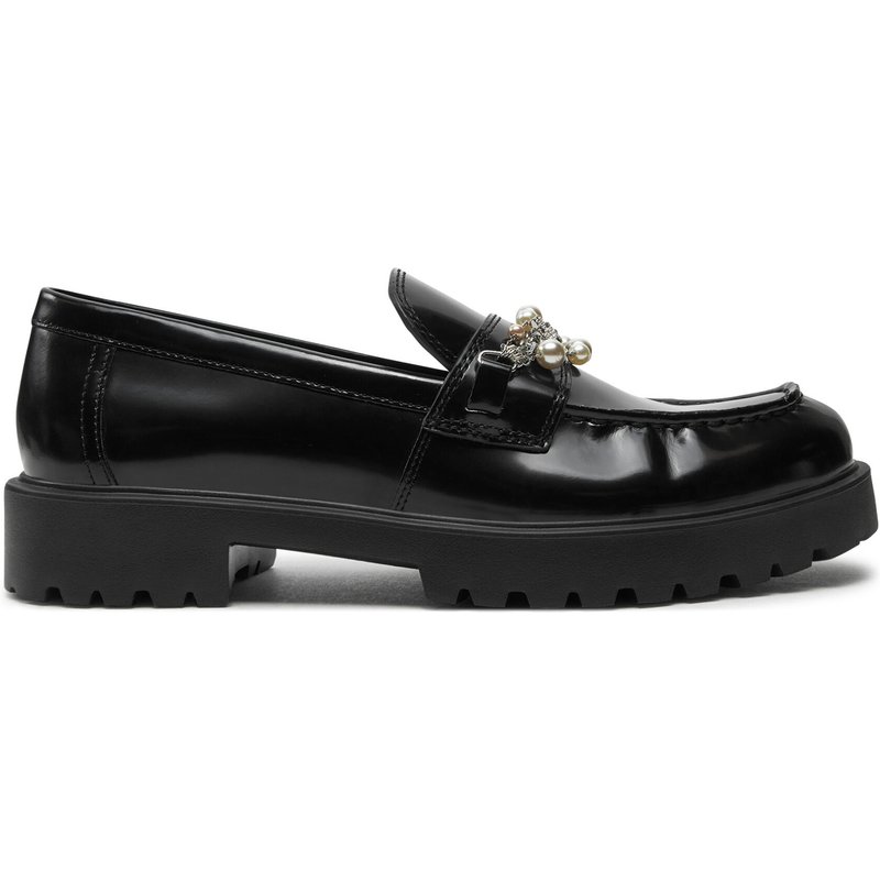 Slipper Tory Burch Embellished Classic Lug Loafer 165828 Schwarz