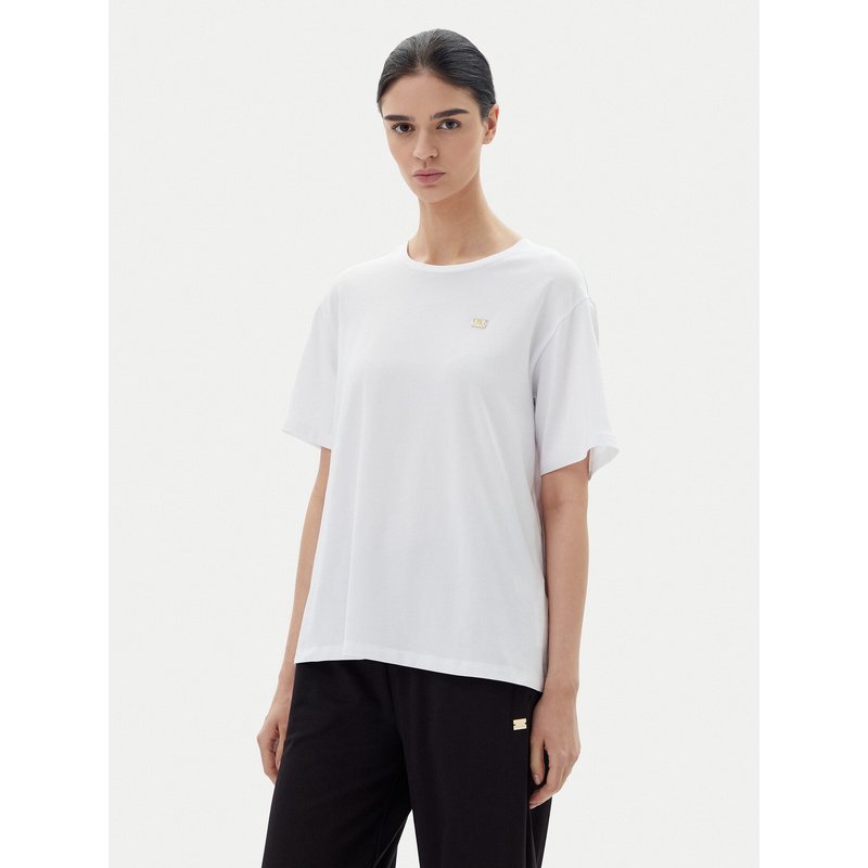 EA7 Emporio Armani T-Shirt 7W000028 AF10373 U0002 Weiß Loose Fit