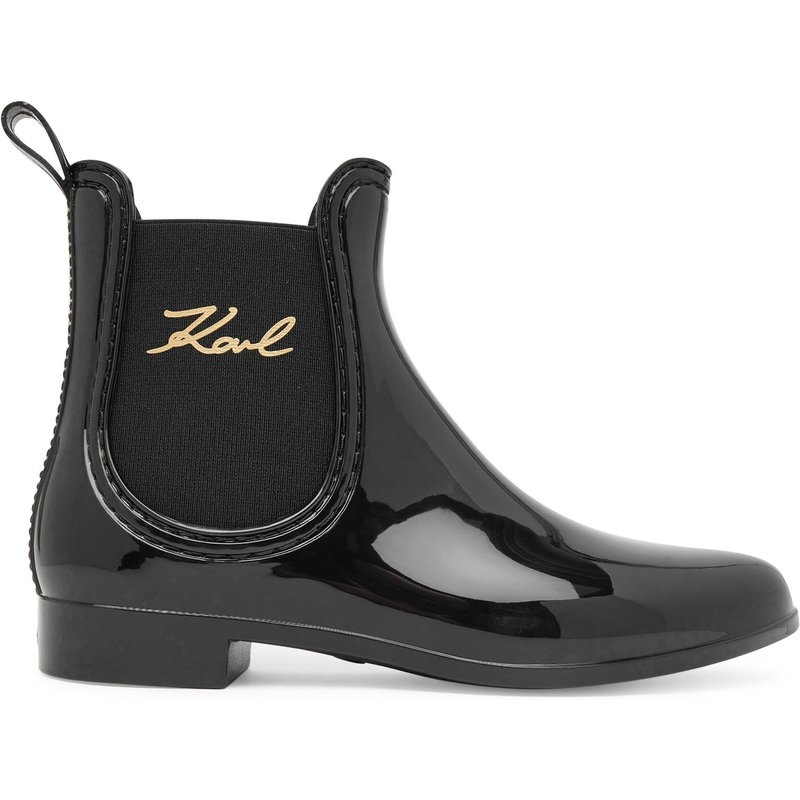 Gummistiefel KARL LAGERFELD Kalosh II KL94775 Schwarz