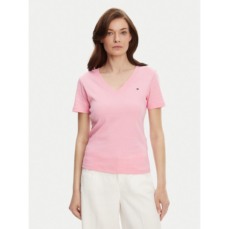 Tommy Hilfiger T-Shirt New Cody WW0WW40584 Rosa Slim Fit