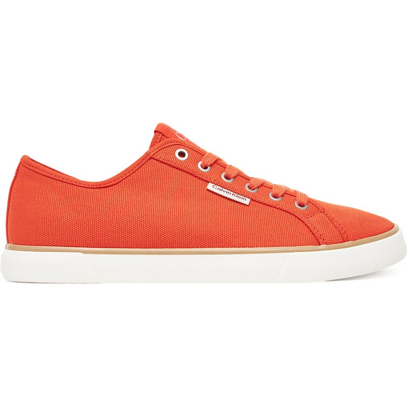 Sneakers aus Stoff Calvin Klein Jeans Ess Vulc Low Mg Cv YM0YM01301 Orange