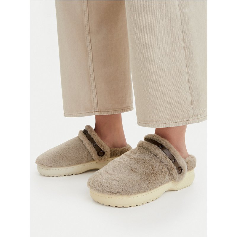 Hausschuhe Crocs Classic Unfurgettable Clog 211116 Beige