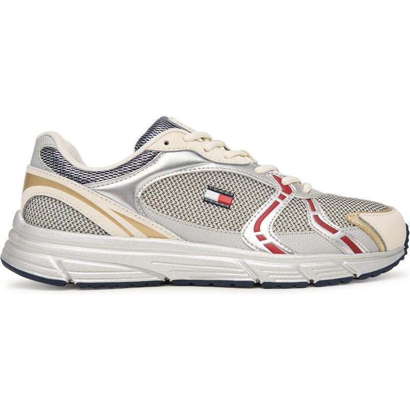 Sneakers Tommy Jeans Tjw Modern Runner Metallic EN0EN03153 Grau