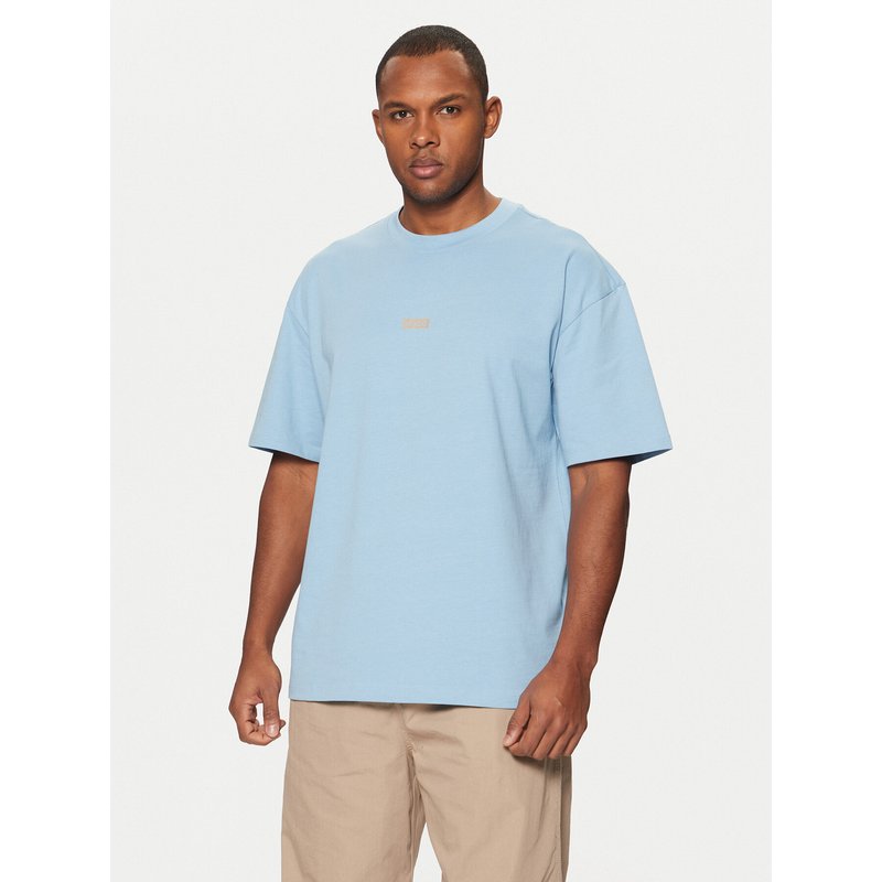 HUGO T-Shirt Nalono 50509776 Hellblau Relaxed Fit