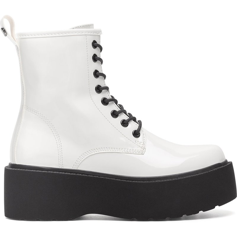 Schnürschuhe DeeZee WS101-08A Weiß