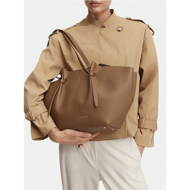 Handtasche GINO ROSSI C-LDA92256 Dunkelbeige