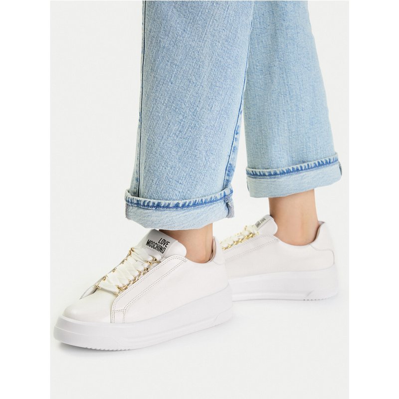 Sneakers LOVE MOSCHINO JA15015G1OIA0100 Weiß