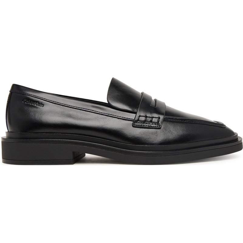 Slipper Calvin Klein Square Loafer Lth HW0HW03183 Schwarz