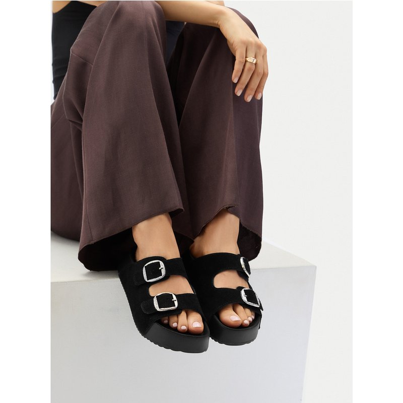 Pantoletten Badura C-ALIZA-YB25C55-1 Schwarz