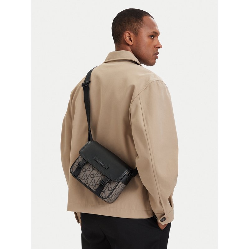 Umhängetasche Calvin Klein Mixed Emblem Aop LV04D3451G Beige