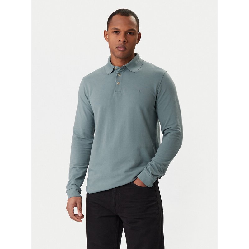 Jack & Jones Poloshirt William 12269034 Blau Regular Fit