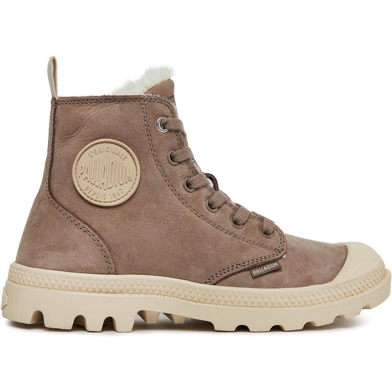 Schnürstiefeletten Palladium Pampa Hi Zip Wl 95982-212-M Braun