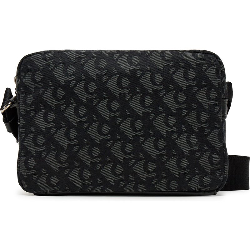 Umhängetasche Calvin Klein Unstructured Monogram Camera Bag LV04G3179G Schwarz
