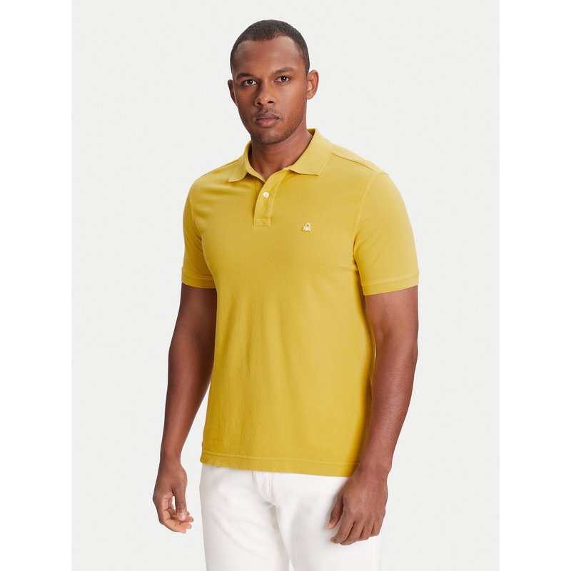 United Colors Of Benetton Poloshirt 3089J3179 Gelb Regular Fit