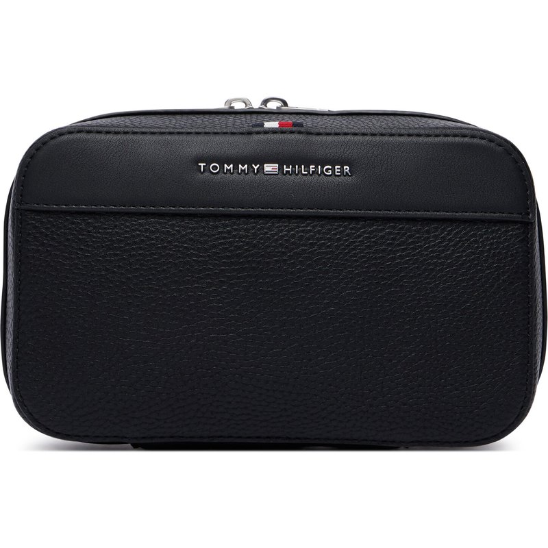 Kosmetiktasche Tommy Hilfiger Th Central Washbag AM0AM14824 Schwarz