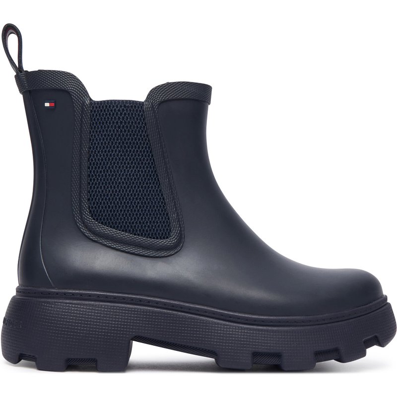 Gummistiefel Tommy Hilfiger Flag Cleated FW0FW09387 Dunkelblau
