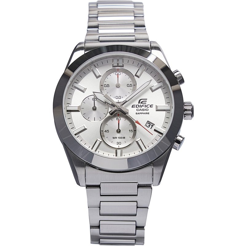 Uhr Casio Edifice Sapphire Chronograph EFB-710D-7AVUEF Silberfarben