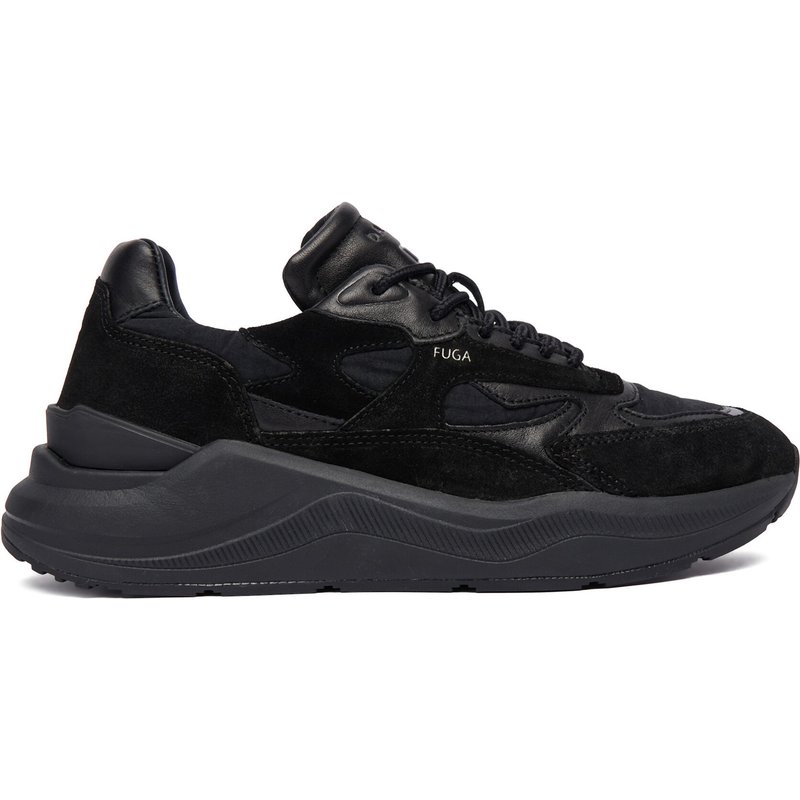 Sneakers D.A.T.E. Fuga Shiny W431-FG-SH Schwarz