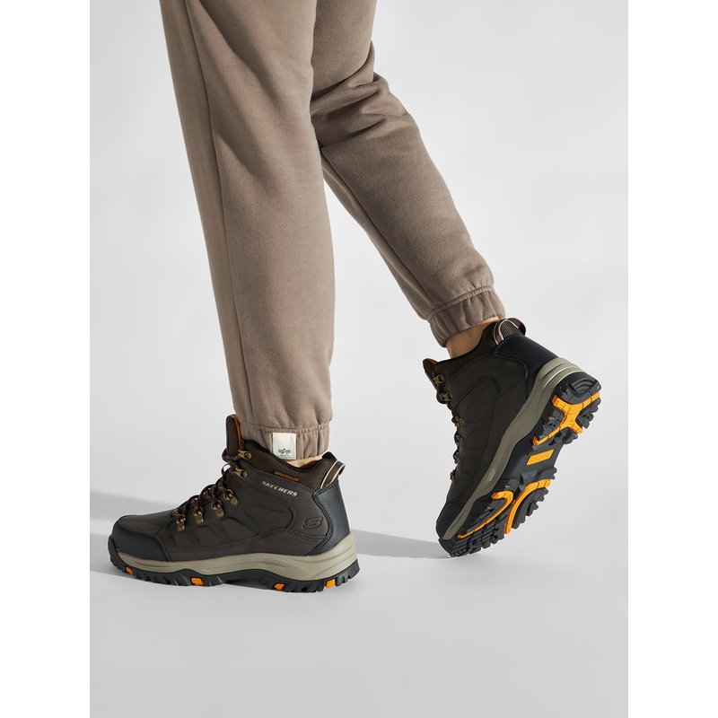 Schnürstiefeletten Skechers Daggett 204642/CHOC Braun