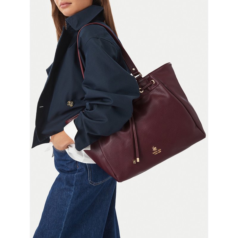 Handtasche Beverly Hills Polo Club CEO-BHPC-C-008-10 Dunkelrot