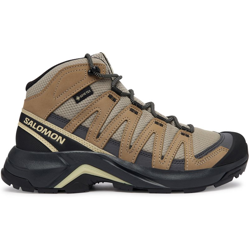 Trekkingschuhe Salomon X-ADVENTURE RECON MID GORE-TEX L49219000 Braun