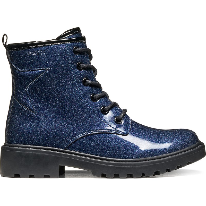 Schnürschuhe Geox J Casey Girl J9420G 000KC C4000 M Dunkelblau