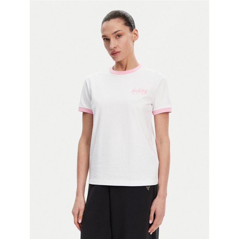 Guess T-Shirt V5GI11 I3Z14 Weiß Regular Fit