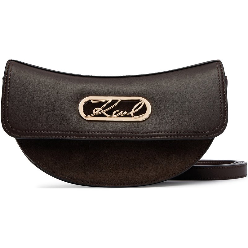 Handtasche KARL LAGERFELD B4W30337 Dunkelbraun