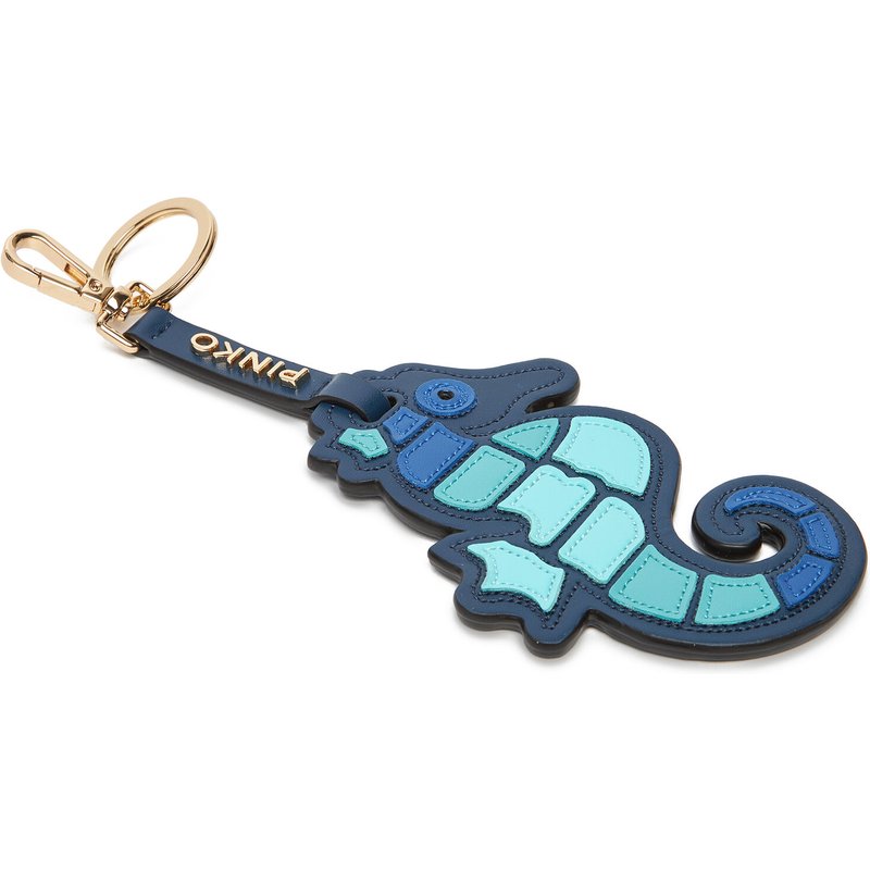 Schlüsselanhänger PINKO Seahorse Keychain 105032 A2IK Dunkelblau