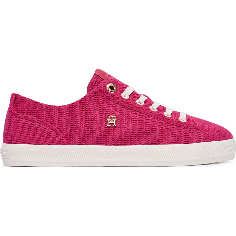 Sneakers aus Stoff Tommy Hilfiger FW0FW09171 Dunkelrosa