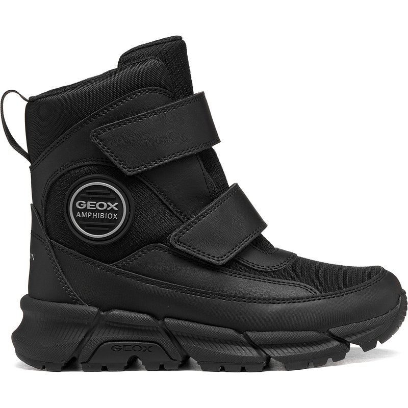 Schnürschuhe Geox J Flexyper Plus Boy B Abx J66LCG 0FU54 C9999 S Schwarz