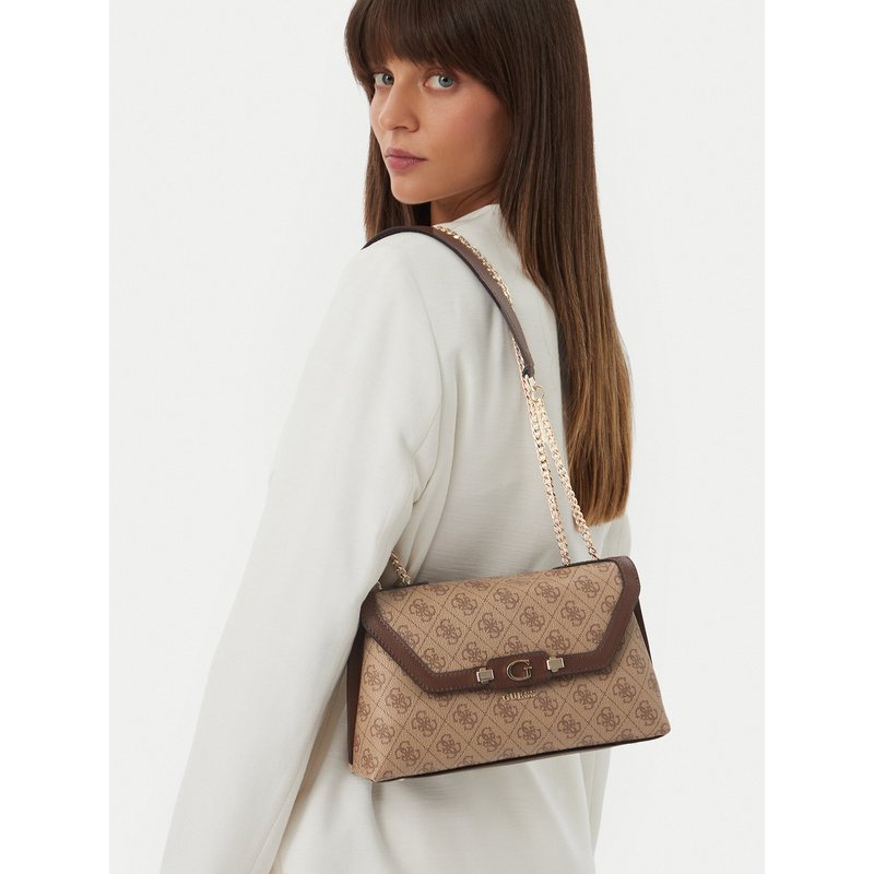 Handtasche Guess Lindsey HWSG97 49210 Hellbraun