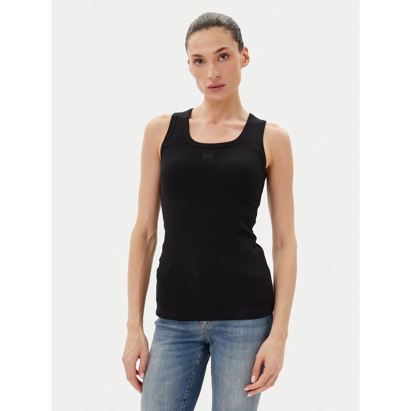 PINKO Top 100807 A2OF Schwarz Regular Fit