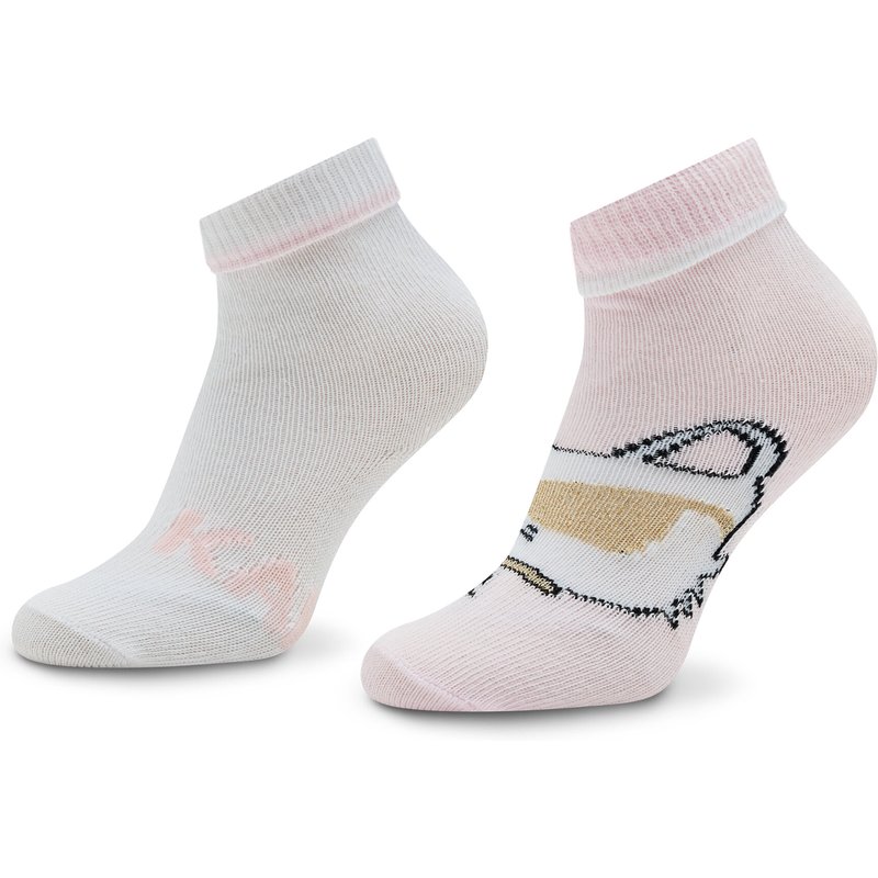 Kurze Socken Karl Lagerfeld Kids Z90039 Rosa
