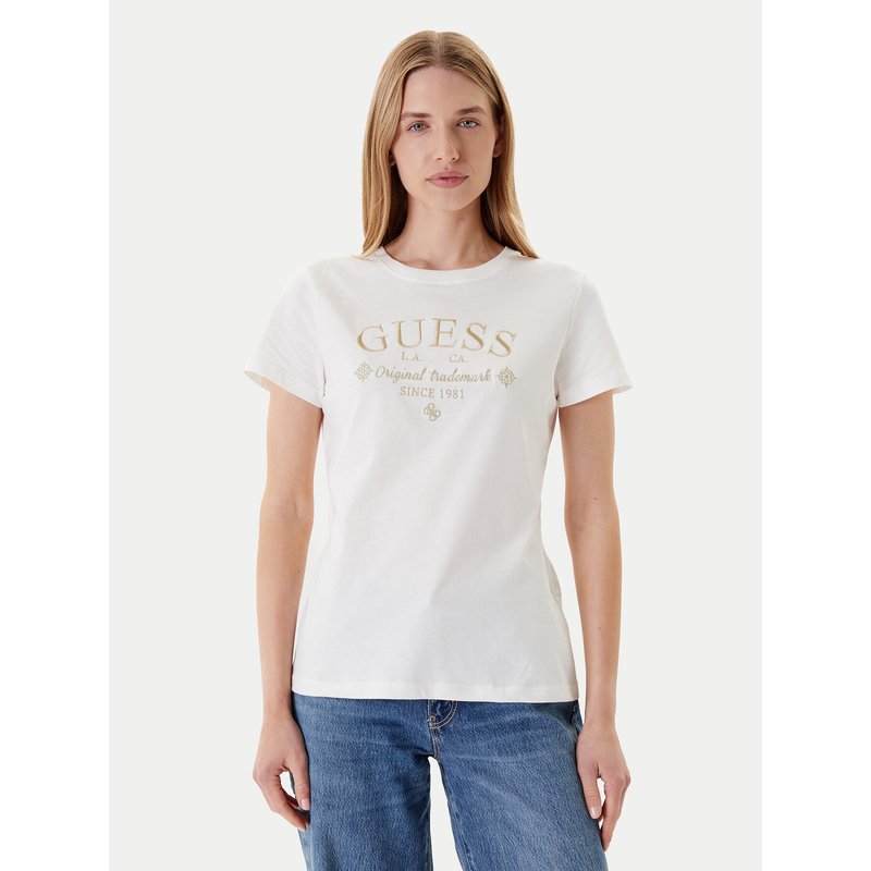 Guess T-Shirt V5YI03 I3Z14 Weiß Regular Fit