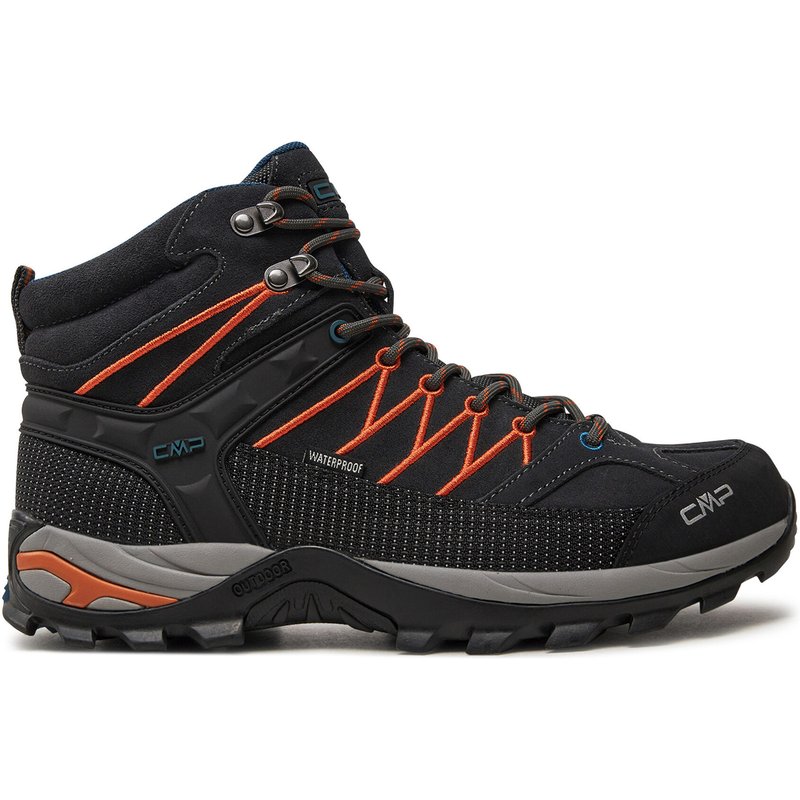 Trekkingschuhe CMP Rigel Mid Trekking Shoes Wp 3Q12947 Schwarz