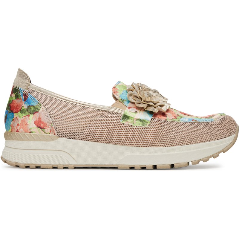 Halbschuhe Rieker N7460-31 Rosa