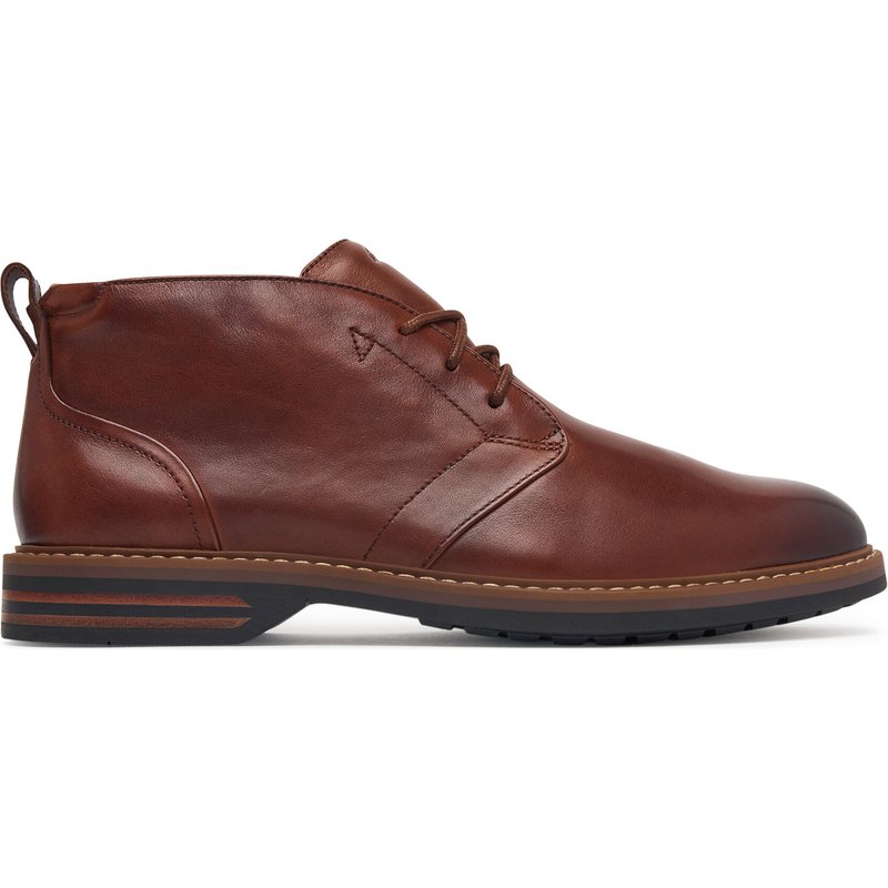 Schnürschuhe Clarks Aldwin 2 Chukka 26320116 Braun