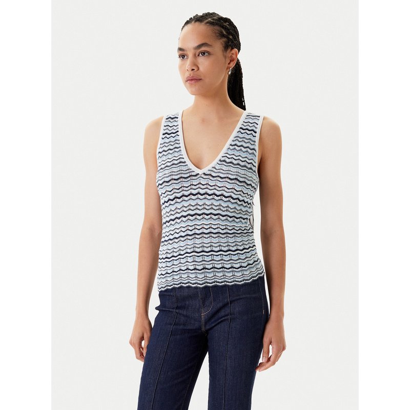Morgan Top 251-MINKO Blau Regular Fit