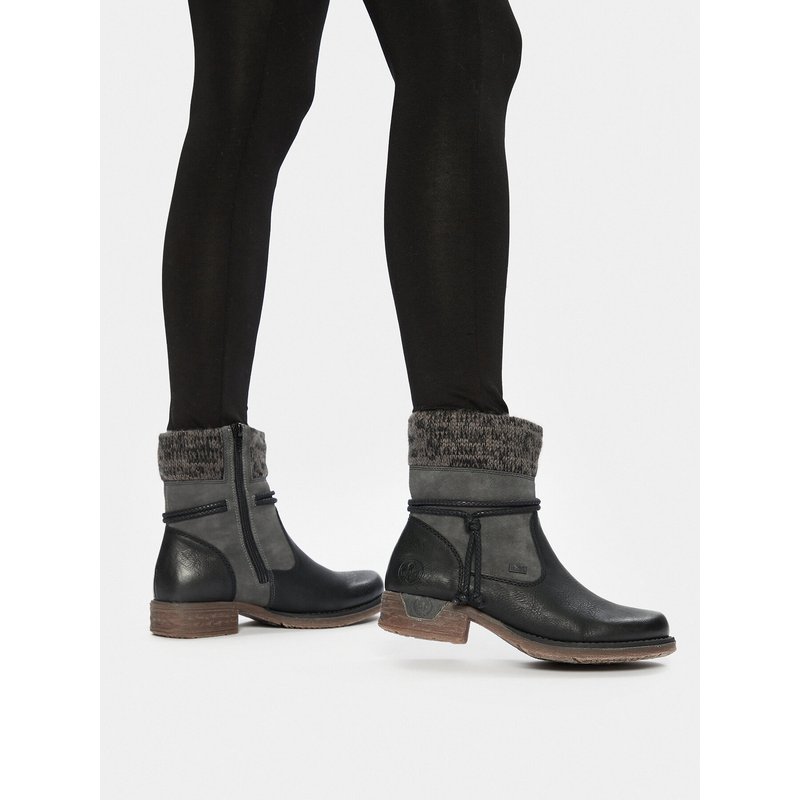 Stiefeletten Rieker 79688-00 Schwarz