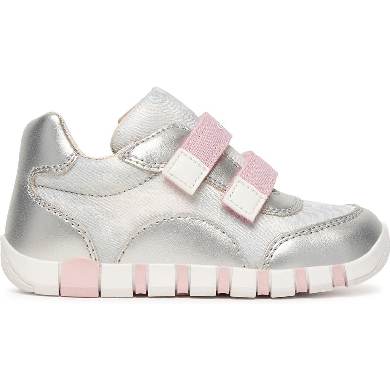 Sneakers Geox B Iupidoo Girl B3558A 0AS54 C0566 Silberfarben