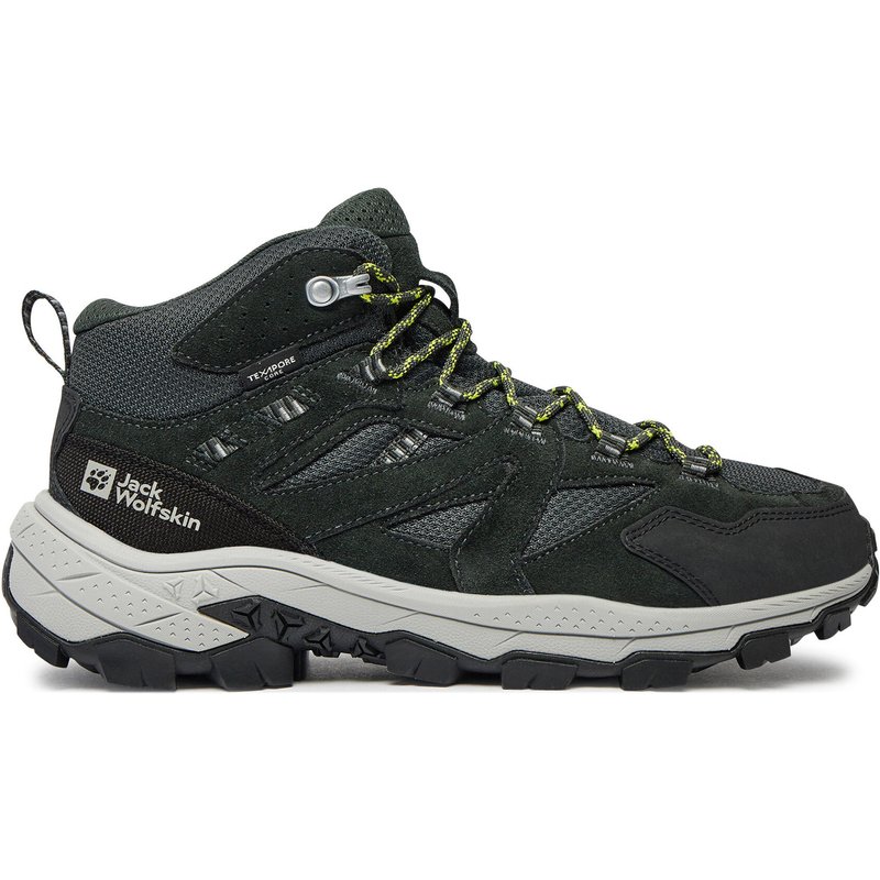 Trekkingschuhe Jack Wolfskin Vojo Tour Texapore Mid M A62072 Schwarz