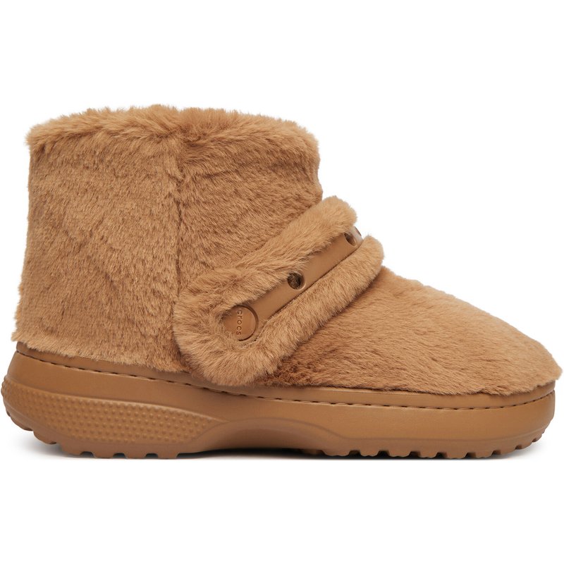 Hausschuhe Crocs Classic Unfurgettable Boot 211743 Beige