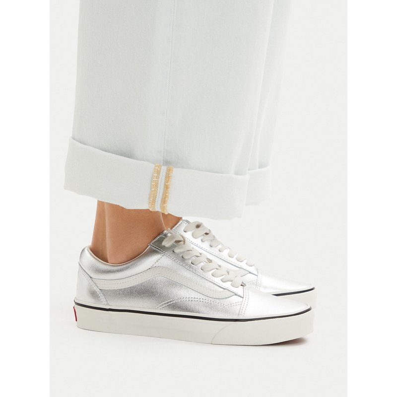 Sneakers aus Stoff Vans Old Skool VN000E8WH271 Silberfarben